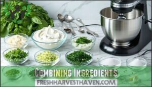 combining ingredients
