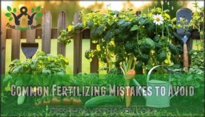 common fertilizing mistakes to avoid