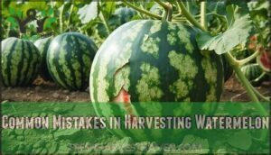 common mistakes in harvesting watermelon