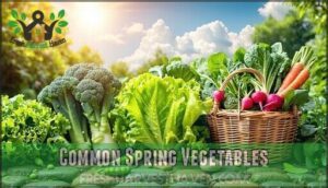 common spring vegetables