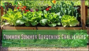 common summer gardening challenges
