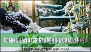 common winter gardening challenges