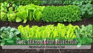 cool season crop selection