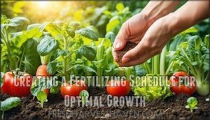 creating a fertilizing schedule for optimal growth