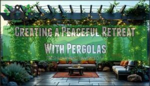 creating a peaceful retreat with pergolas