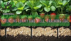 creating loamy and well-draining soil