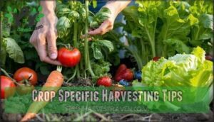 crop specific harvesting tips