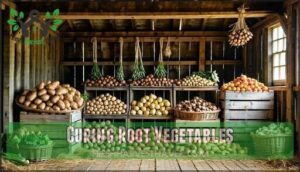 curing root vegetables