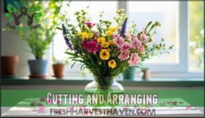 cutting and arranging