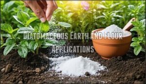 diatomaceous earth and flour applications