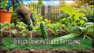 direct sowing seeds outdoors