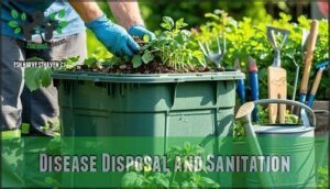 disease disposal and sanitation