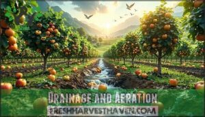 drainage and aeration