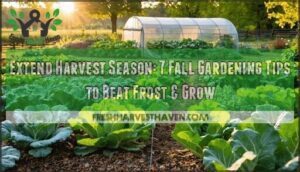 extend harvest season fall gardening tips