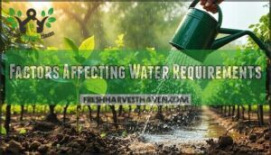 factors affecting water requirements
