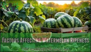 factors affecting watermelon ripeness