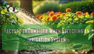 factors to consider when selecting an irrigation system