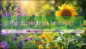 fall bloomers for butterflies