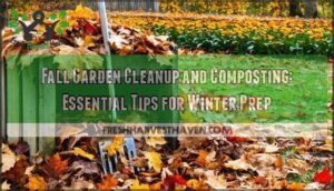 fall garden cleanup and composting