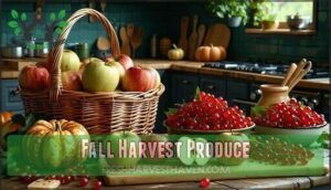 fall harvest produce