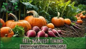 fall harvest timing