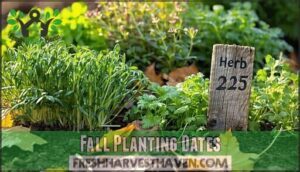 fall planting dates
