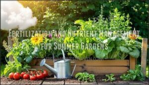 fertilization and nutrient management for summer gardens