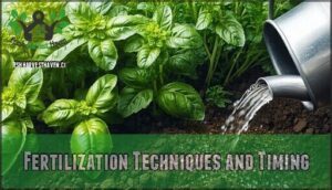 fertilization techniques and timing