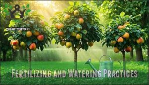fertilizing and watering practices