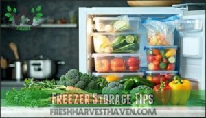 freezer storage tips