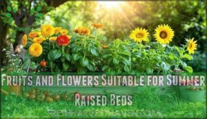 fruits and flowers suitable for summer raised beds