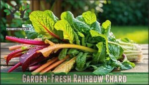 garden-fresh rainbow chard