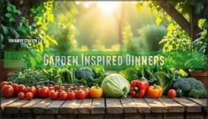 garden inspired dinners