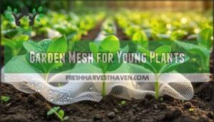 garden mesh for young plants