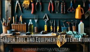 garden tool and equipment winterization