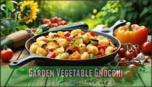 garden vegetable gnocchi