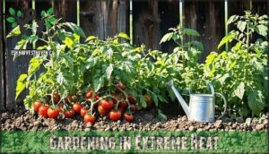 gardening in extreme heat