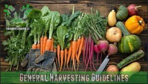 general harvesting guidelines