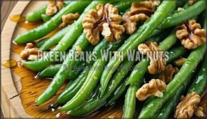 green beans with walnuts