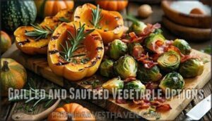 grilled and sauteed vegetable options