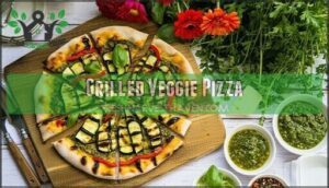 grilled veggie pizza