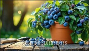growing blueberries
