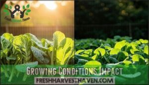 growing conditions impact