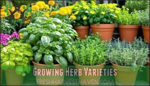 growing herb varieties