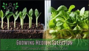growing medium selection