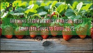 growing strawberries in raised beds