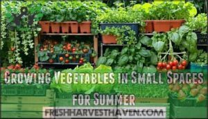 growing vegetables in small spaces for summer