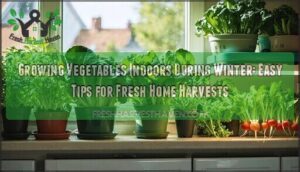 growing vegetables indoors during winter