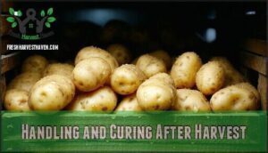 handling and curing after harvest