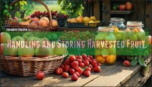 handling and storing harvested fruit
